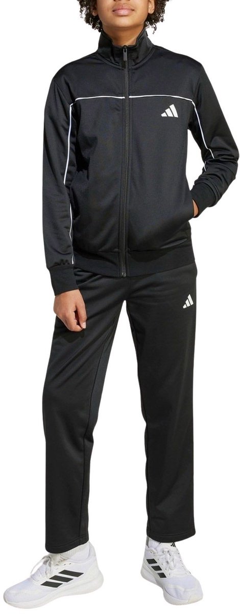 Adidas Tricot Colour Pop Trainingspak Junior Zwart