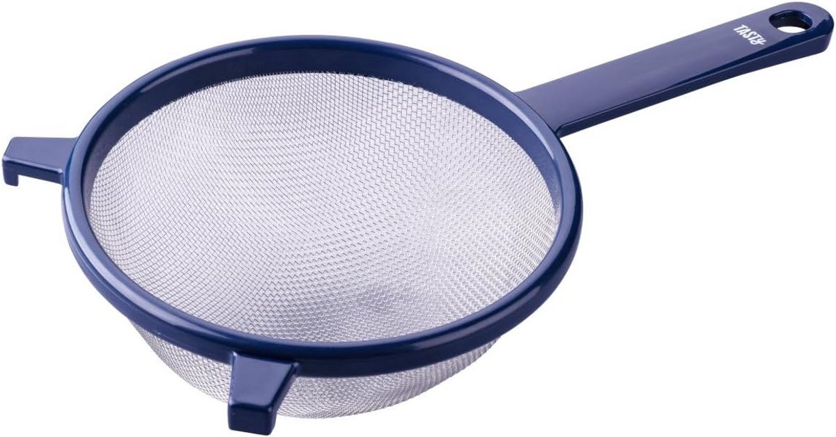 RVS Keukenzeef met Handvat voor Wassen, Afgieten en Zeven