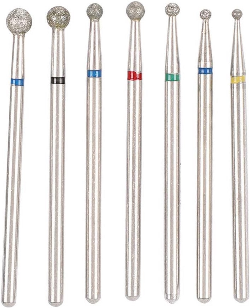 Set Diamant Nagelboorbits voor Manicure en Pedicure - Slijpen en Polijsten