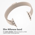 Extra slank Milanese bandje, geweven van roestvrij staal.