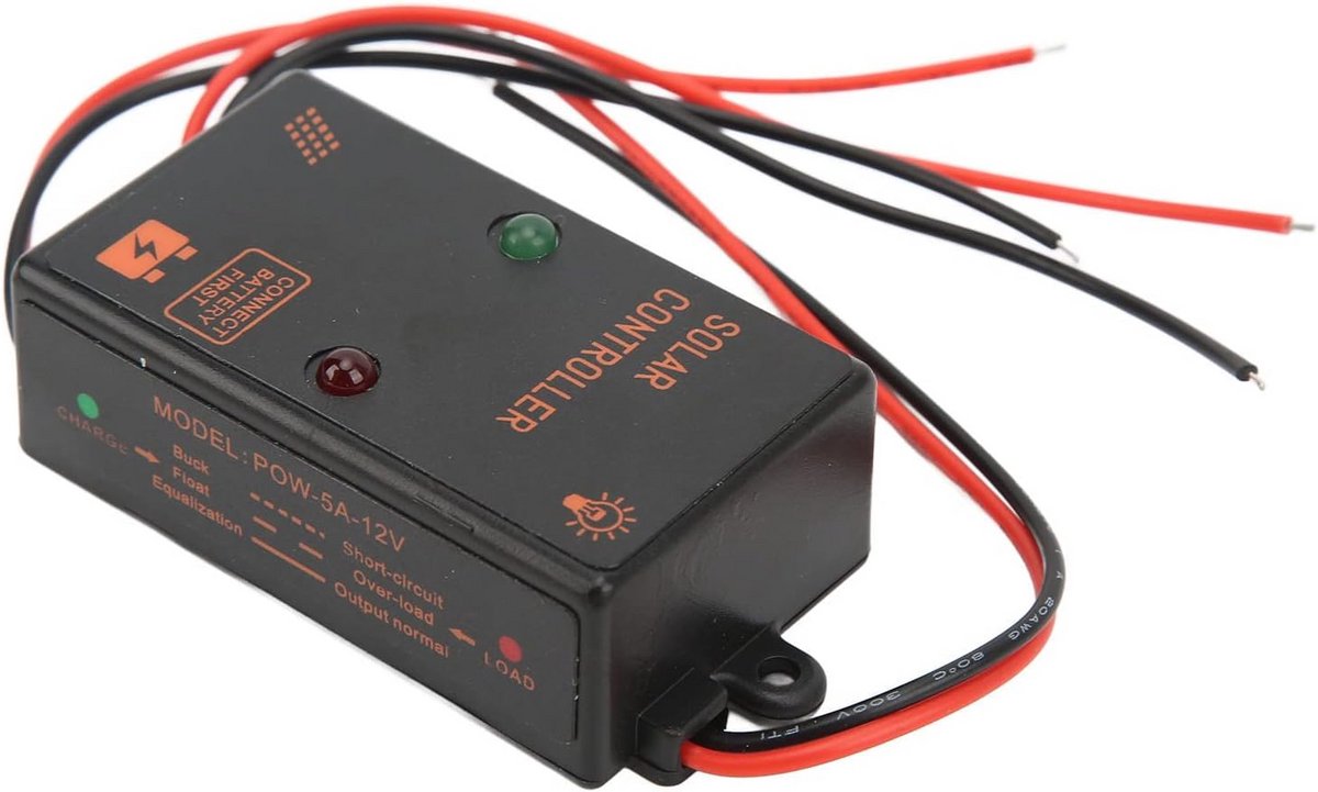 Waterdichte PWM Zonnepaneel Laadregelaar voor 6V 12V Systemen