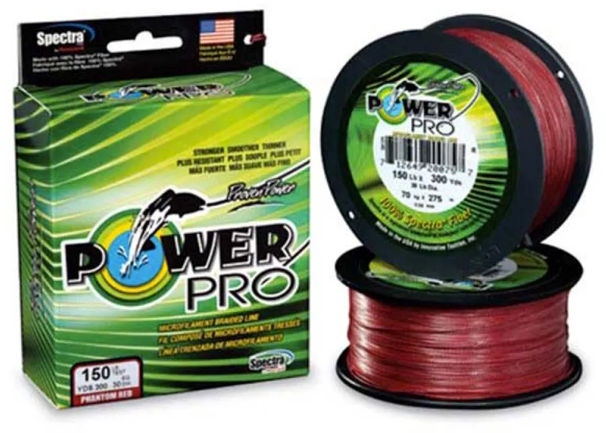 Power Pro Spectra Gevlochten Vislijn 275 M Rood 0.230 mm