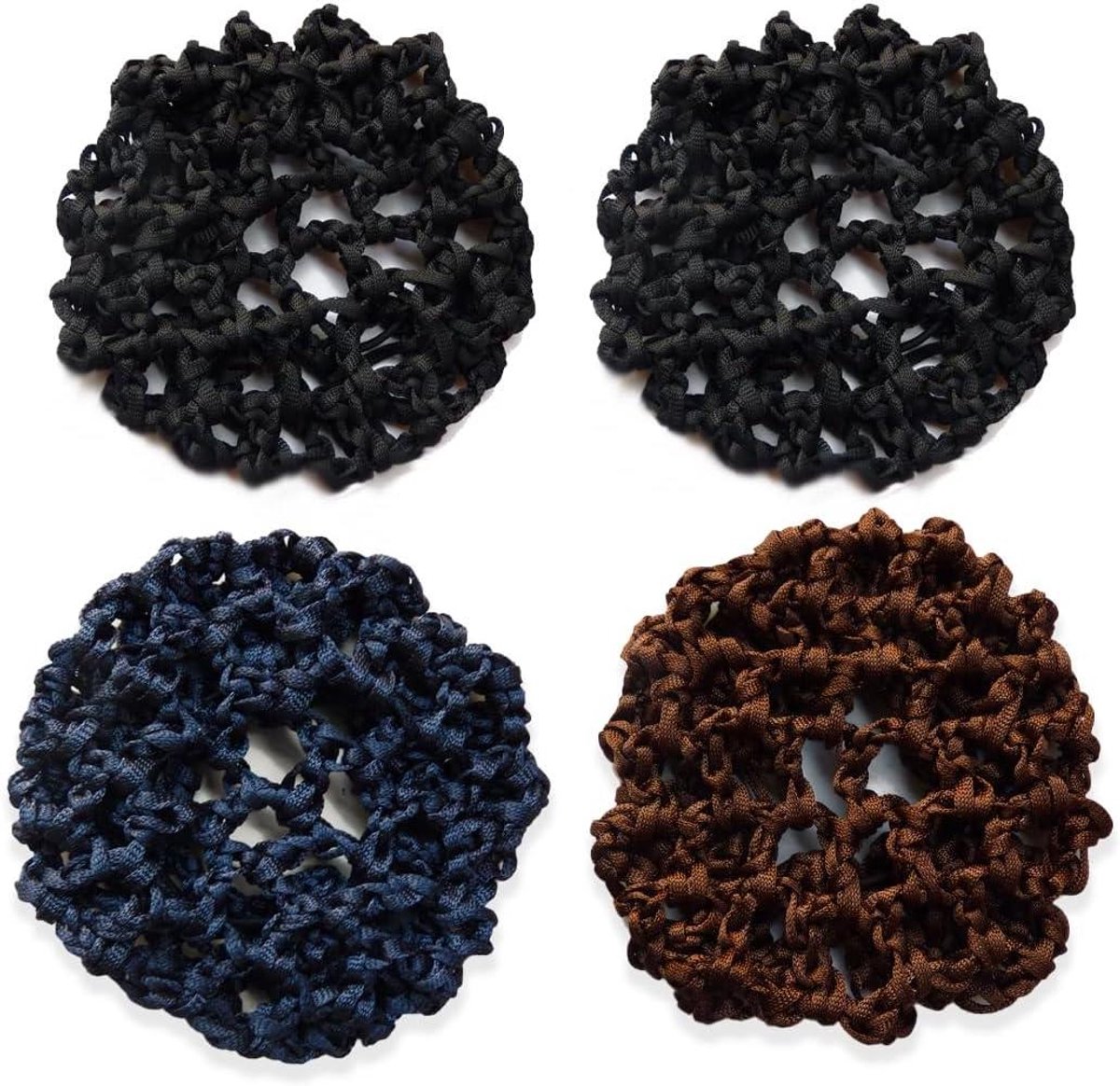 Haarnetjes voor meisjes met parels voor haarknopen en ballet, set van 4 stuks.
