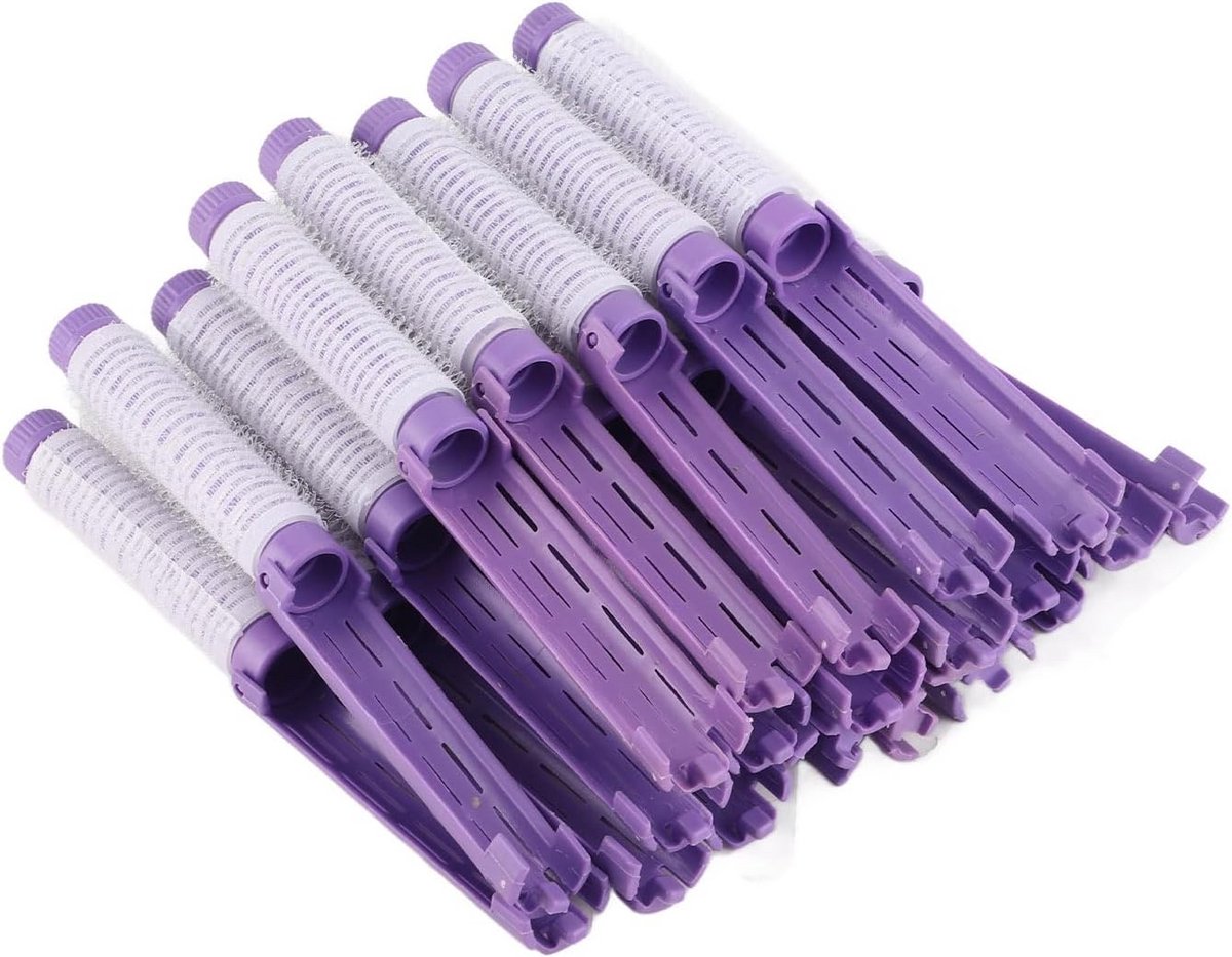 20 Stuks Haarrollers voor Zonder Warmte Krullen in Korte en Lange Stijlen