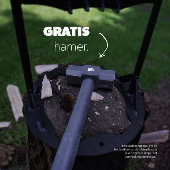 Boloning® Houtklover - Houtsplijter - Houtklover voor aanmaakhout - Houtkliever - Hout klover - Houtklover muur - Kloofmachine - Kloofwig - Splijtwig - Houtklover manueel van Boloning® — afbeelding 2
