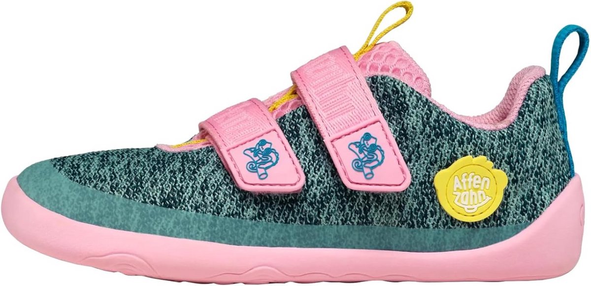 Kindertas voor peuters en kleuters 1-3 jaar, turquoise met dierendesign
