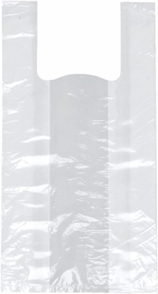 Set van 2000 Plastic Draagtassen voor Boodschappen en Groenten HDPE