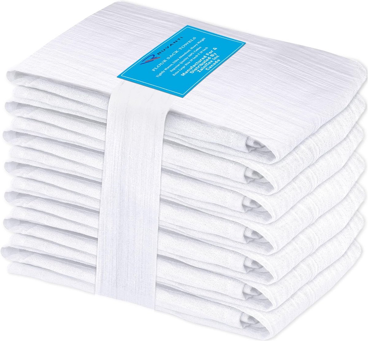 Set van 6 Extra Grote Katoenen Keukendoeken - Zeer Absorberend en Veelzijdig