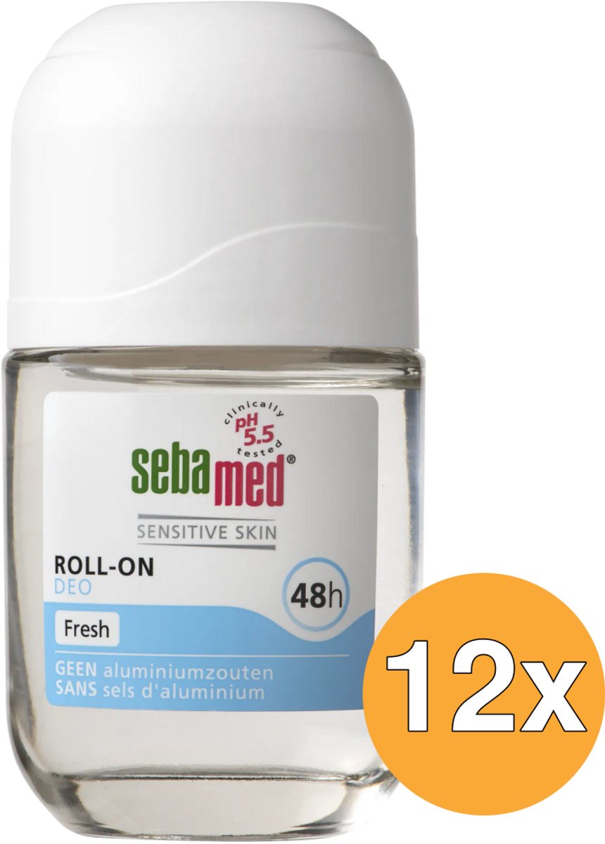 12x Sebamed Deodorant roller neutraal (50 ml)