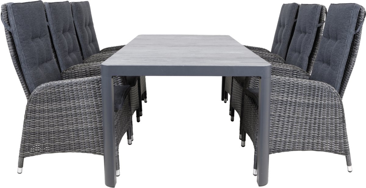 Lesli Living Table de jardin d'extérieur Castilla 2.0 220x100cm