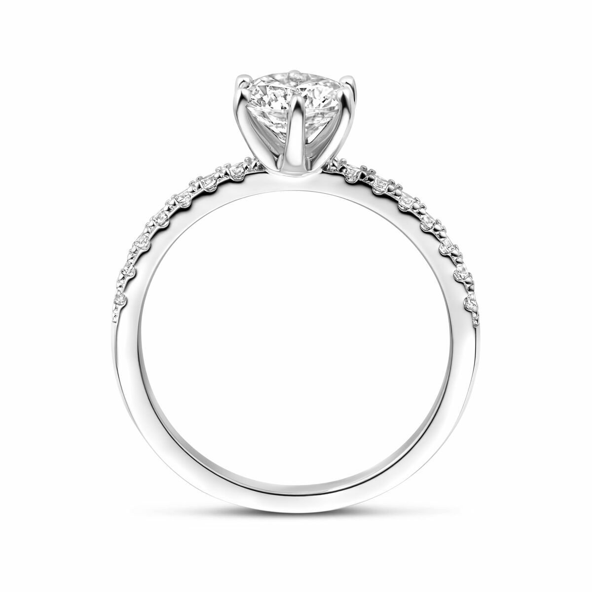 Zilveren Ring met Zirkonia 1342033 – Gerhodineerd 925 Zilver