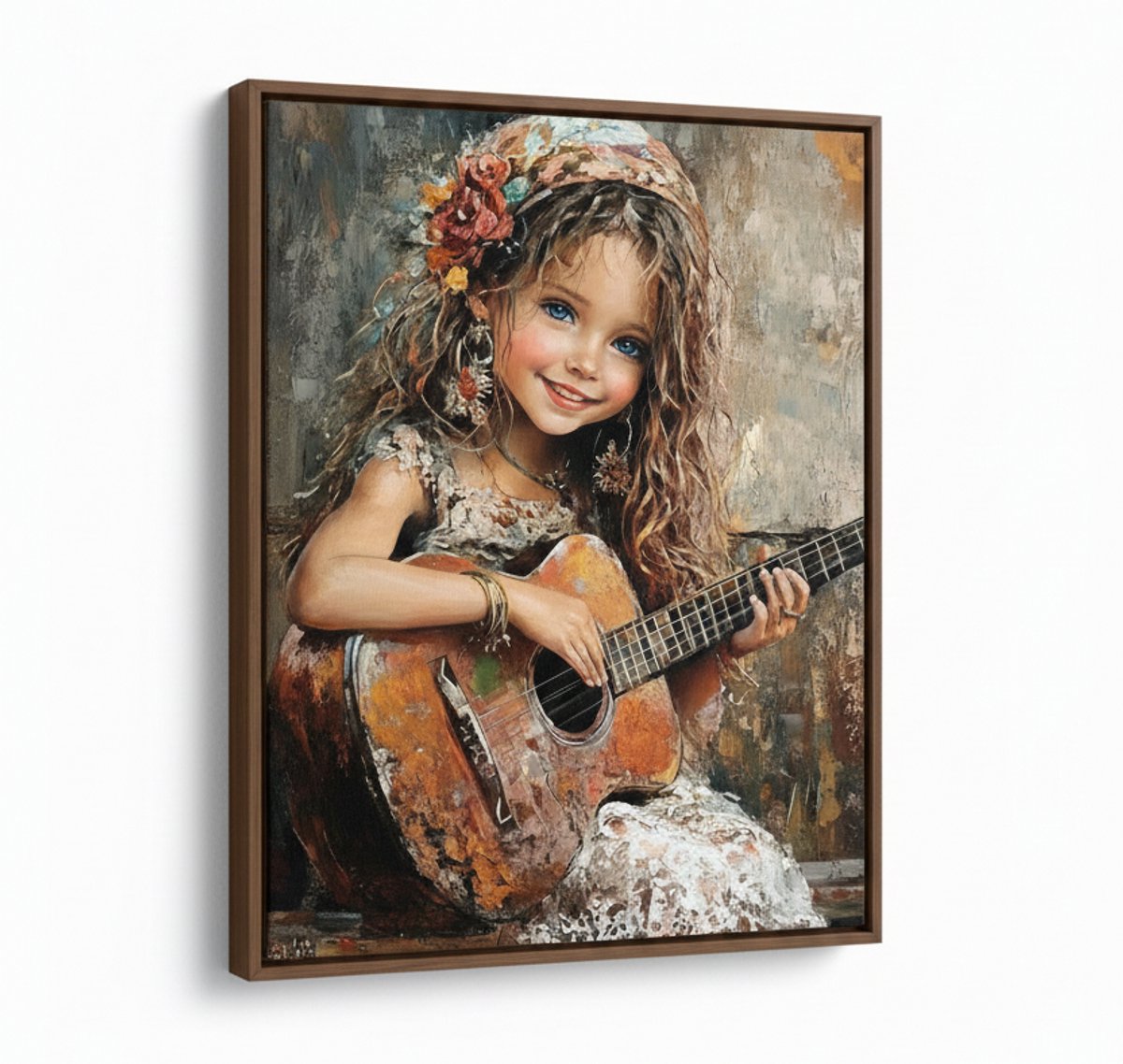 MET FRAME - Paint by numbers – schilderen op nummer – DIY decoratie - Portret - Little Gypsy Song