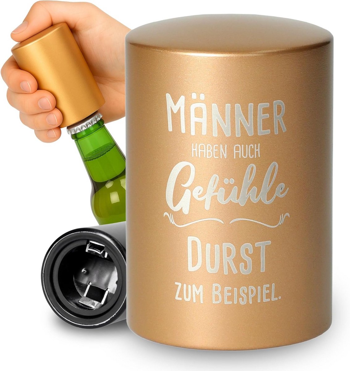 Innovatieve Push & Pull Flesopener voor Bierdoppen - Grappige Keukengadget
