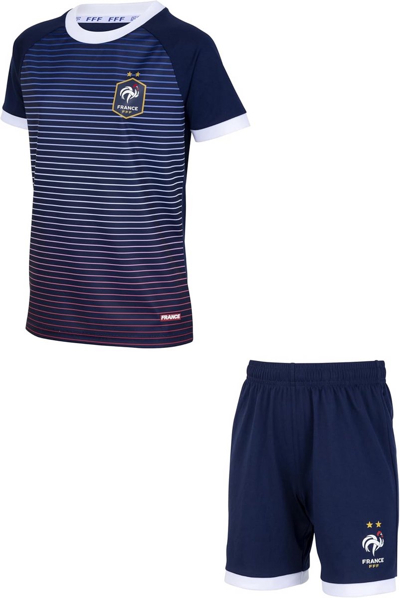Officiële Korte Broek Set voor Heren - Franse Voetbal Kleding