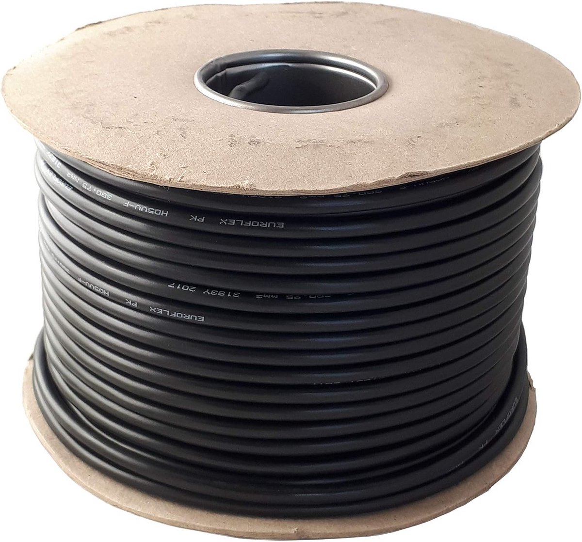 Flexibele Ronde Kabel Zwart 2 of 3 Aders Geschikt voor Binneninstallaties