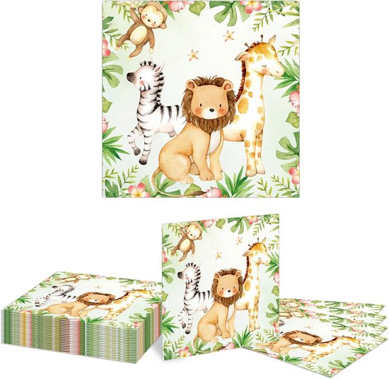 16 Dierenmaskers – Wild Dierenthema – Jungle En Dierentuin – Feestdecoratie Voor Verjaardagen En Schoolfeesten 2 miniatura