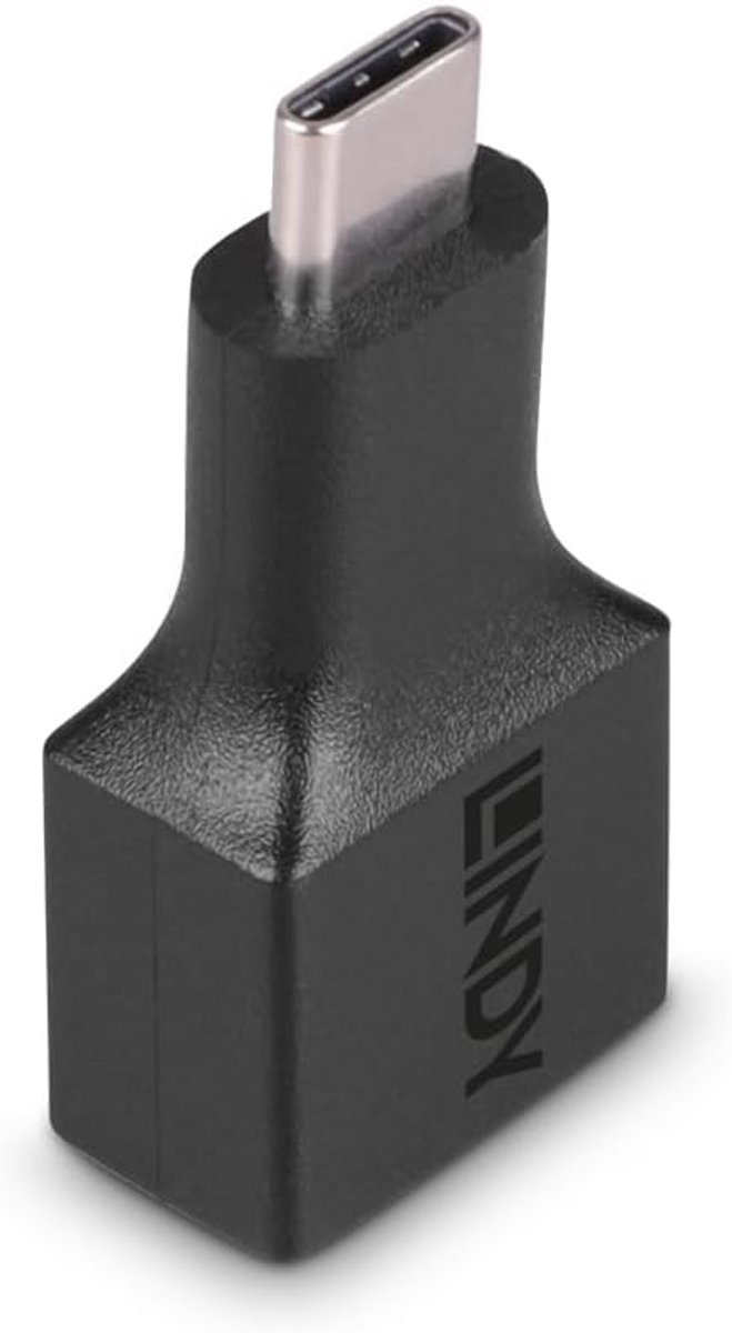 USB Adapter Type-C naar USB-A Vrouwelijk Zwart Hoge Snelheid