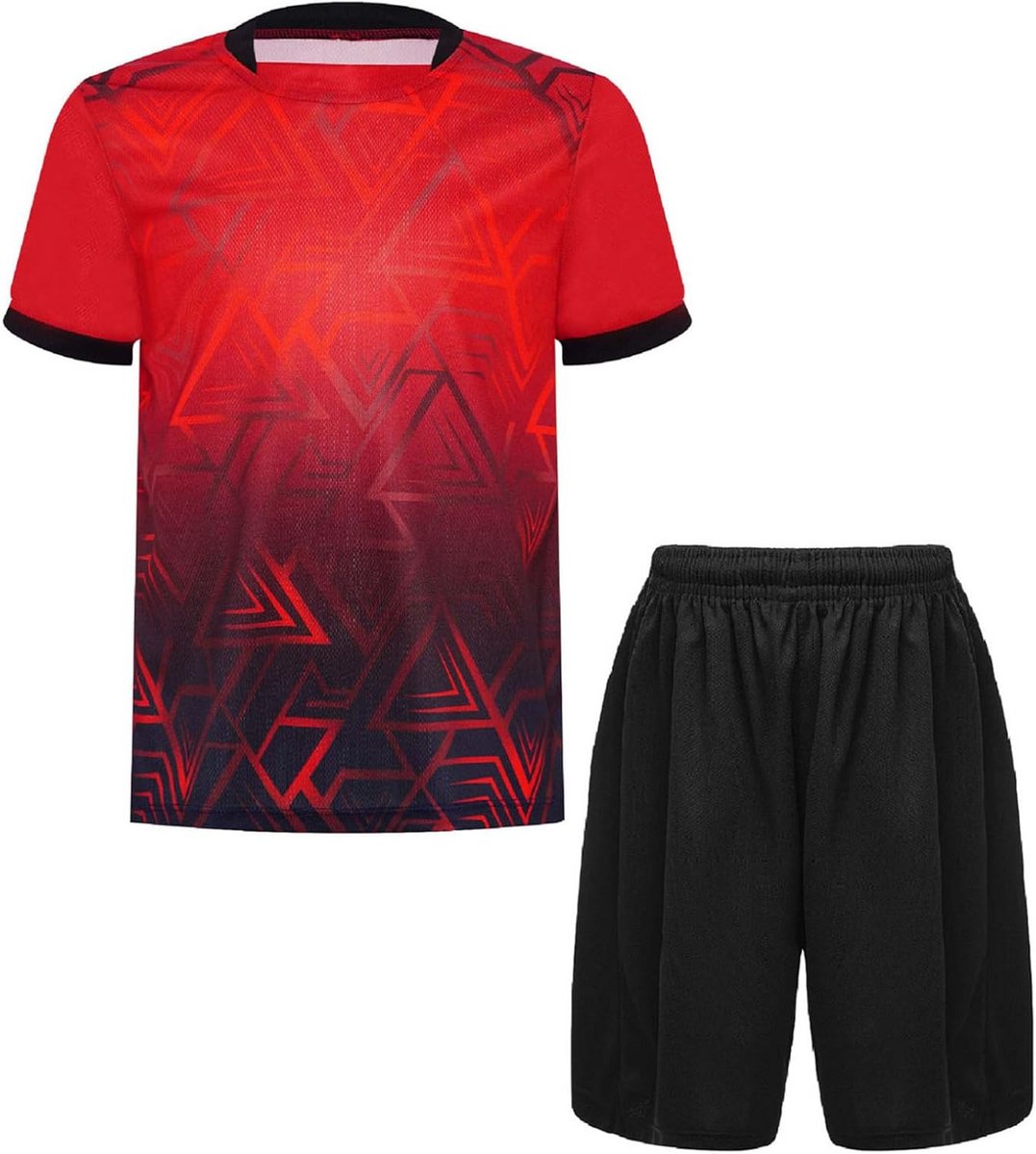 Sportkleding Set Jongens T-shirt met Korte Broek voor Voetbal en Basketbal