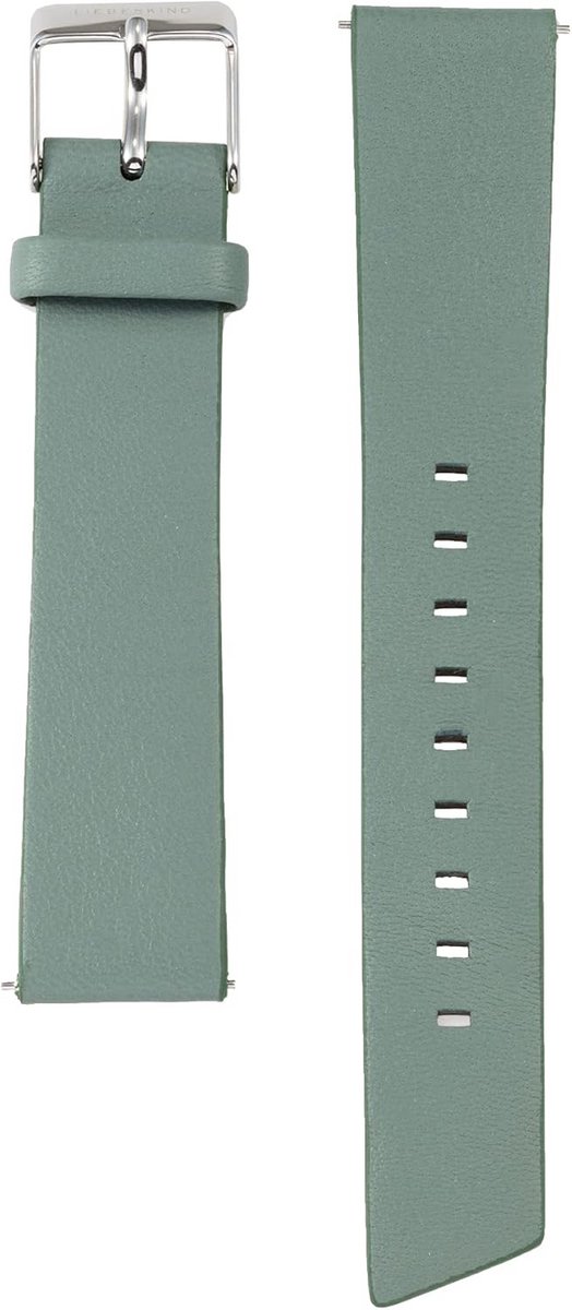Horlogeband Echt Leer Groen - Universele 20mm Band voor Horloges