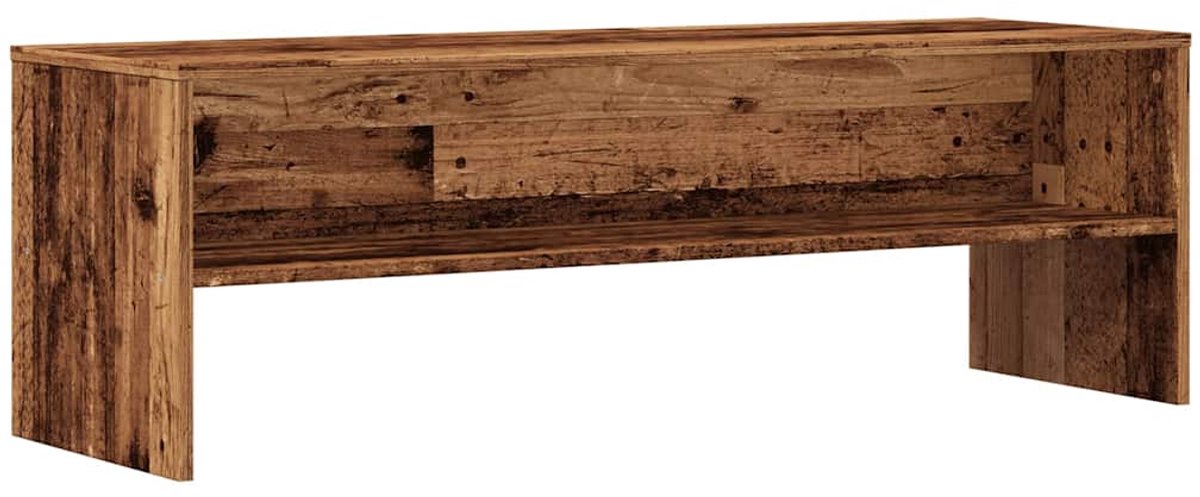 vidaXL - Tv-meubel - 120x40x40 - cm - bewerkt - hout - oud - houtkleurig