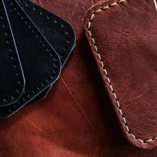 Automatische Lock Naai-priemkit - Speedy Stitcher lederen reparatiegereedschap met 2 naalden voor schoenen - tassen - riemen van Merkloos	 — afbeelding 3