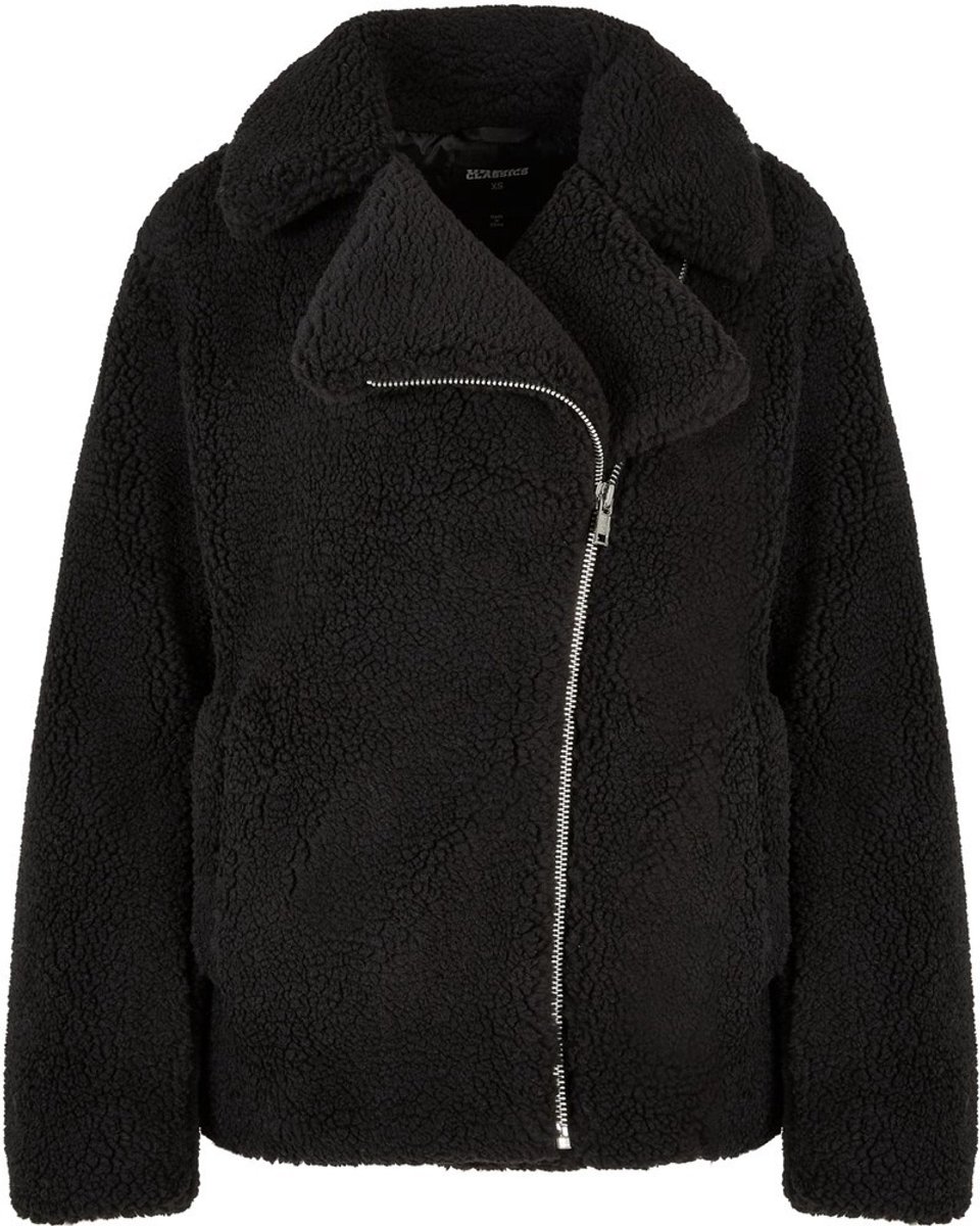 Urban Classics Sherpa Biker Jacket 4XL Zwart