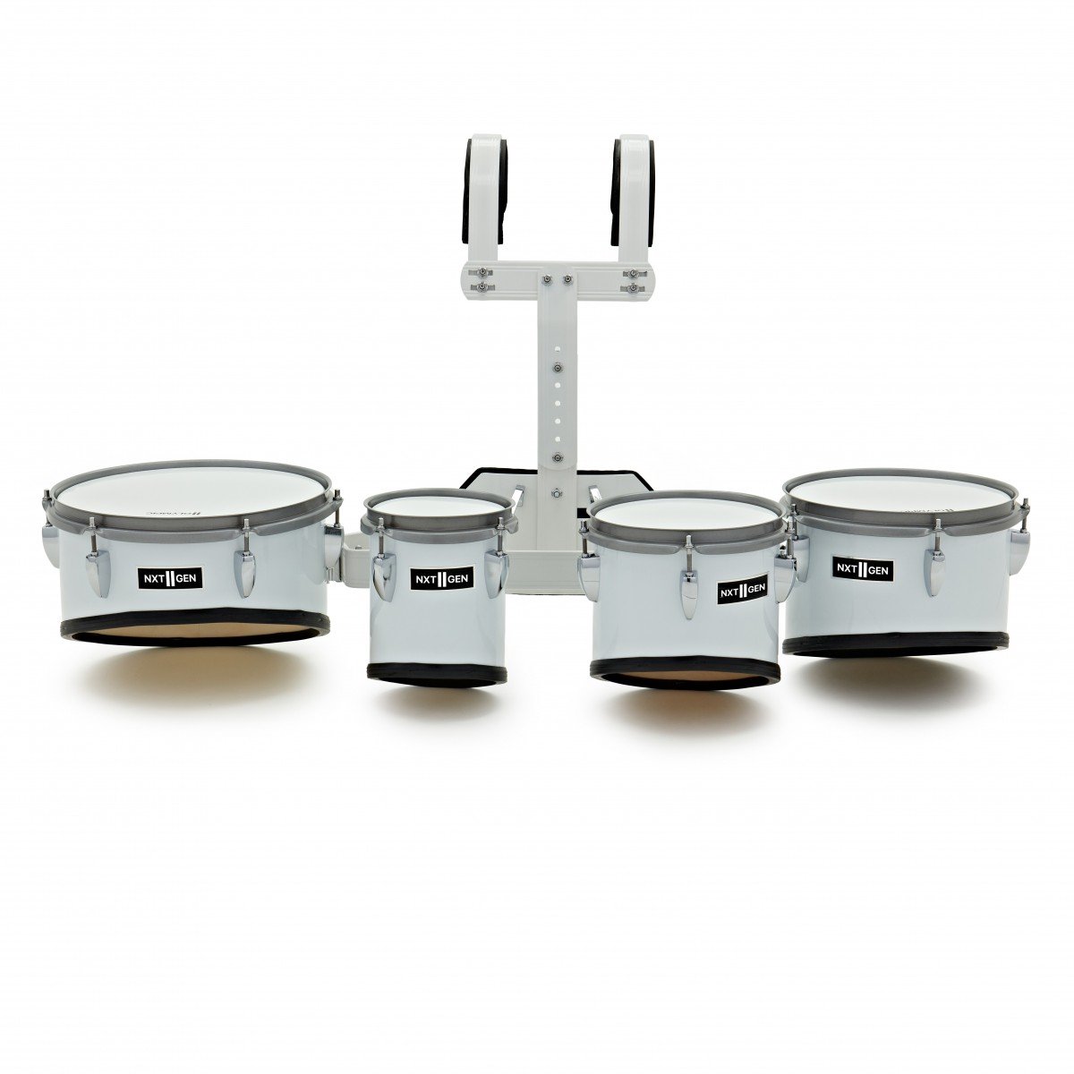 Premier NXT GEN Marching Quad Multi-Tenor Set - 6/8/10/12, Wit