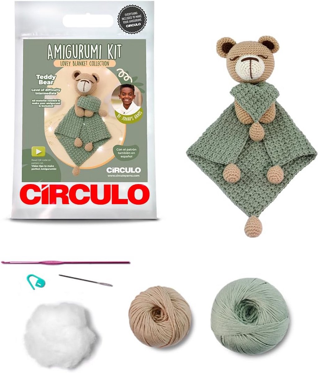 Amigurumi Haakset - Knuffeldeken - Inclusief Garen en Haaknaald