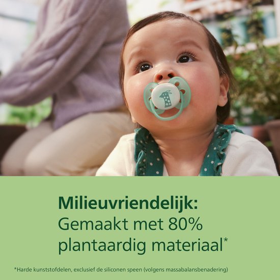 Philips Avent Ultra Soft Nighttime - 6 tot 18 maanden - Glow-in-the-dark fopspeen - SCF094/04 van Merkloos — afbeelding 2