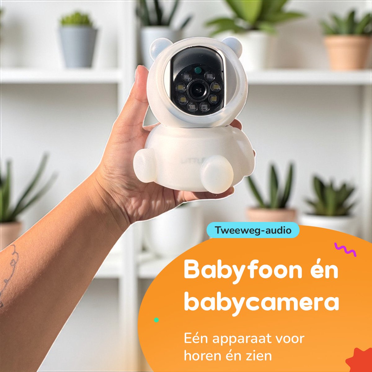 Little Immi Babyfoon met Camera: HD 1080p & App thumbnail 2