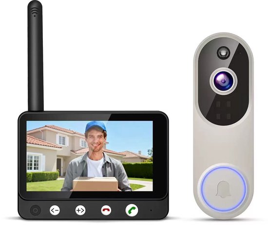 Zouma Draadloze Videodeurbelcamera met Batterijwerking - Zouma - €81,79