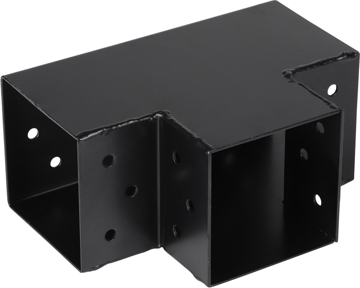 Starx paalverbinder - type-T - 9 x 9 cm - zwart