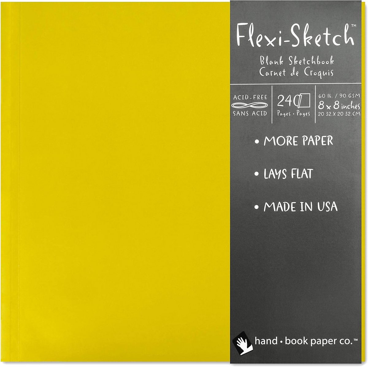 Schetsboek Blanco, Flexibel Dagboek voor Tekenen en Schrijven