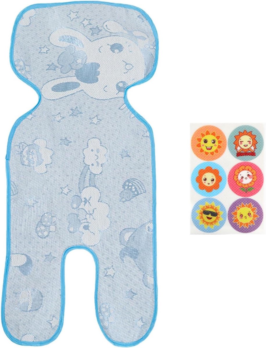 MMM® Buggy Inlegkussens - Guggy Inleg - Buggy's - Blauw - 17cm x 13cm x 2cm