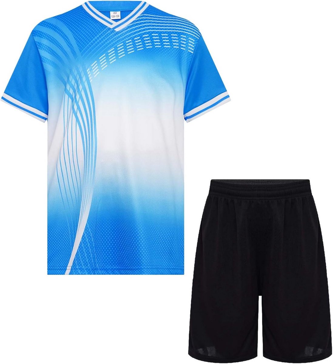 Sportpak Jongens - Trainingspak met Sneldrogend T-shirt en Korte Broek voor Voetbal en Basketbal