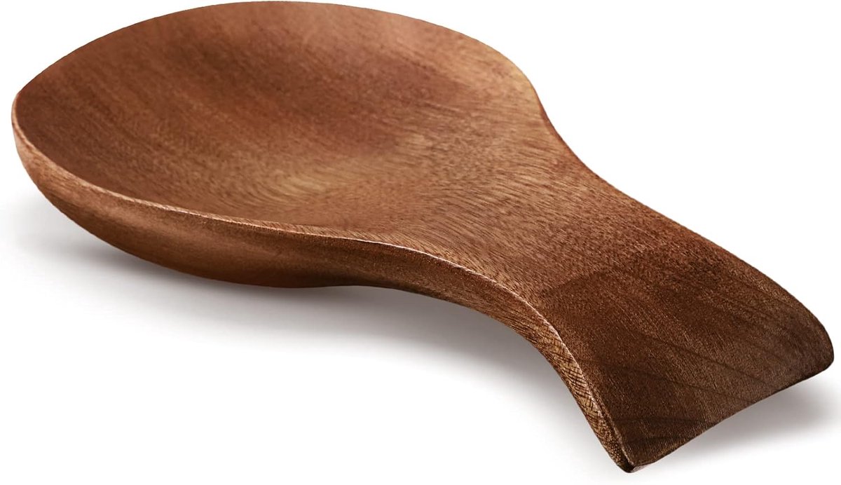 Daity Een lepelhouder voor op het fornuis - een bamboe spatelhouder - een lepelhouder voor op het aanrecht - moderne landelijke stijl - kan ook als tafeldecoratie gebruikt worden (bruin).