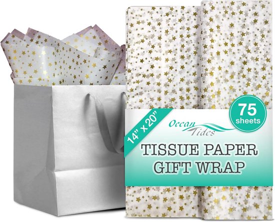 PLULON cadeaupapier, 60 vellen, zwart vloeipapier voor verpakking, 35 x 50 cm, kunstambachten voor geschenkzakken, decoratieve bloemen, bruiloft, verjaardagsfeest, decoratie