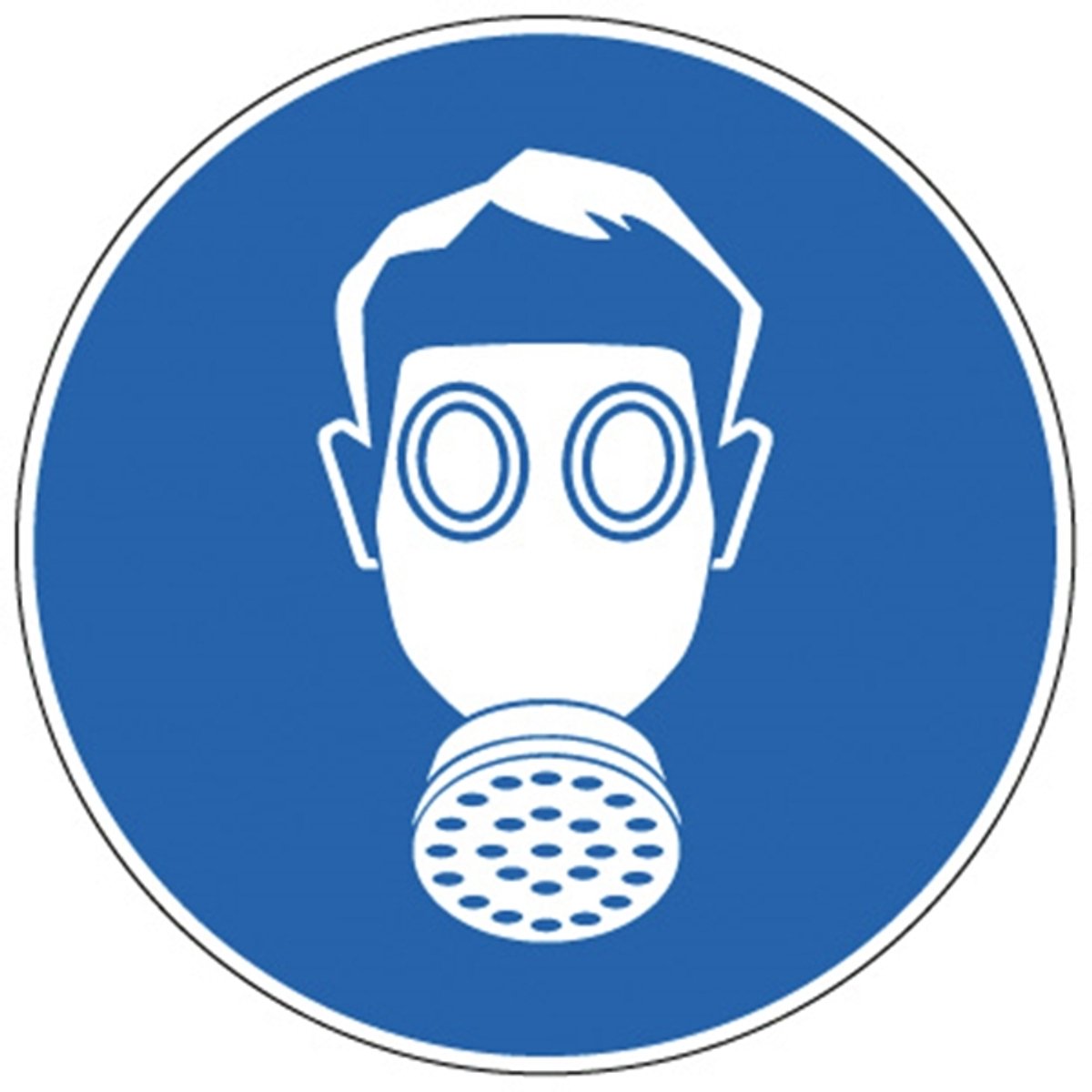 Picto Adembescherming Verpl. Sticker 90 Mm 800207