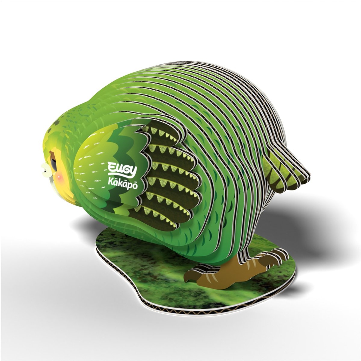 EUGY 3D Puzzel - Kakapo - Vogels - Duurzaam - Verzamel Ze Allemaal - 6 Jaar — afbeelding 2