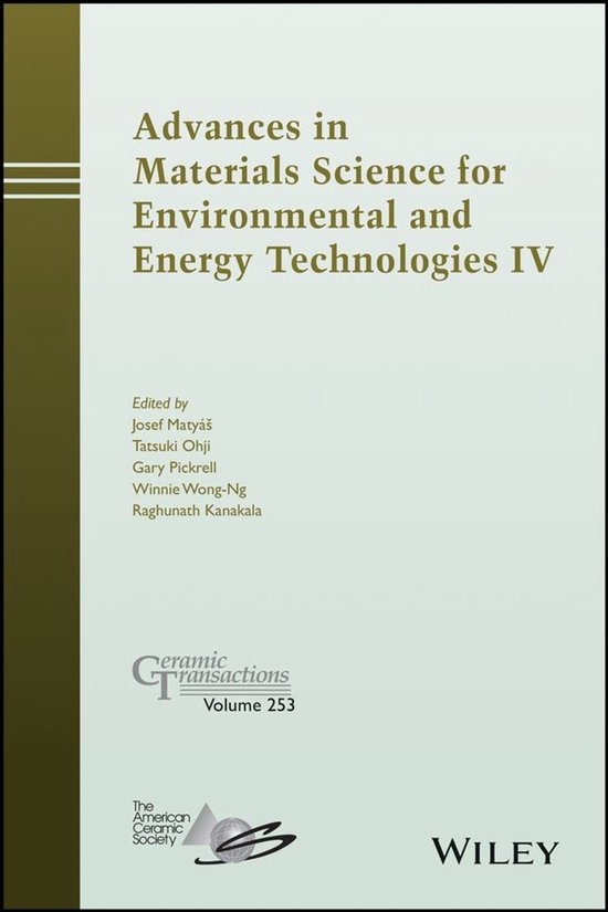 Ceramic Transactions Series 253 - Advances in Materials Scie ... - cover
