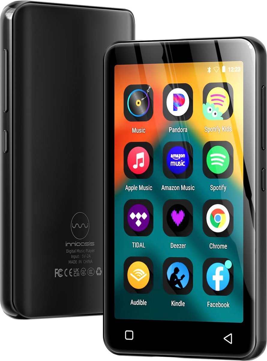 MP3 Speler 80GB met Bluetooth en Wifi - Muziekspeler met Touchscreen en Ouderlijk Toezicht