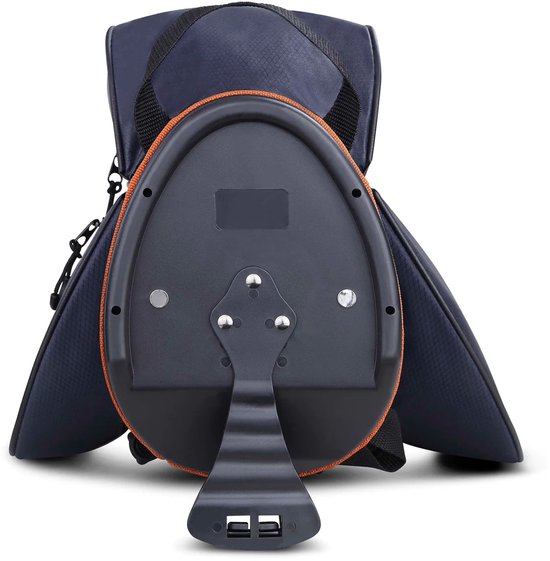 Big Max DriLite Seven Waterproof 2023 Sac trépied, bleu marine/orange foncé