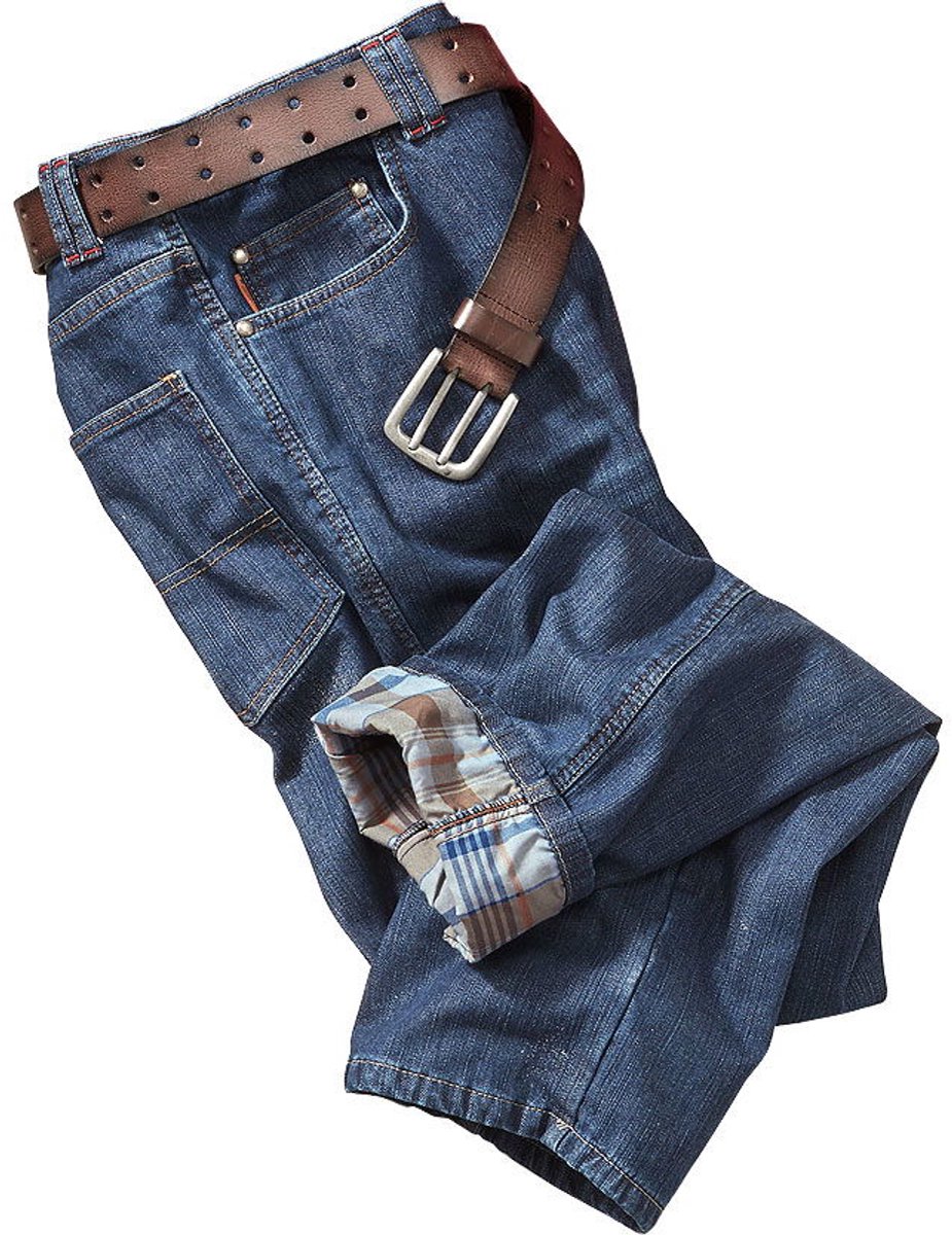 Thermo-jeans Blauw