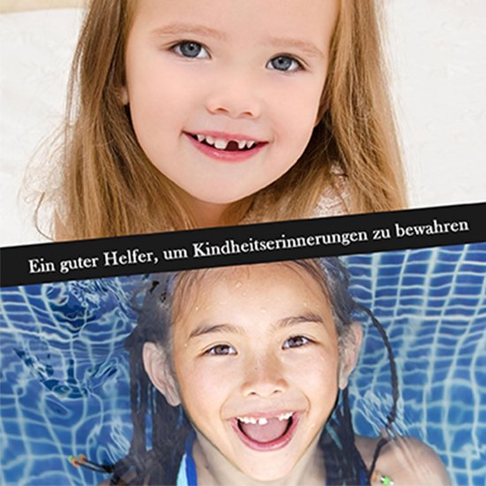 Houten Melktandendoosje voor Kinderen - Opbergdoosje voor Baby Tanden van Merkloos — afbeelding 3