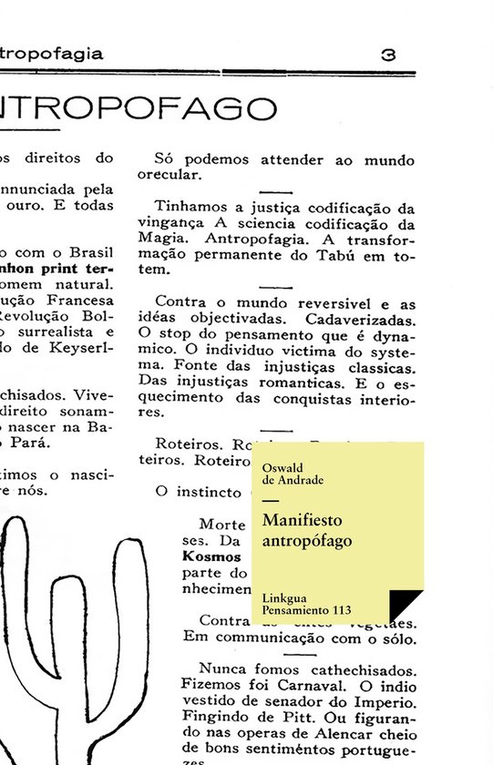 Pensamiento 113 - Manifiesto antropófago - cover