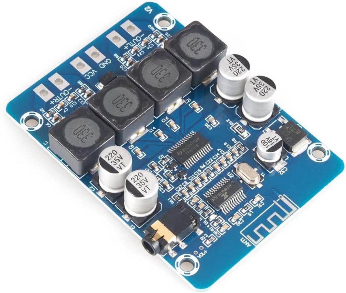 Krachtige 2x45W Bluetooth Stereo Versterker Module DC12-28V voor Thuis Speakers