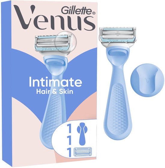 Gillette Venus Intimate voor de intieme zone Scheersysteem - 1 Handvat + 1 Scheermesjes