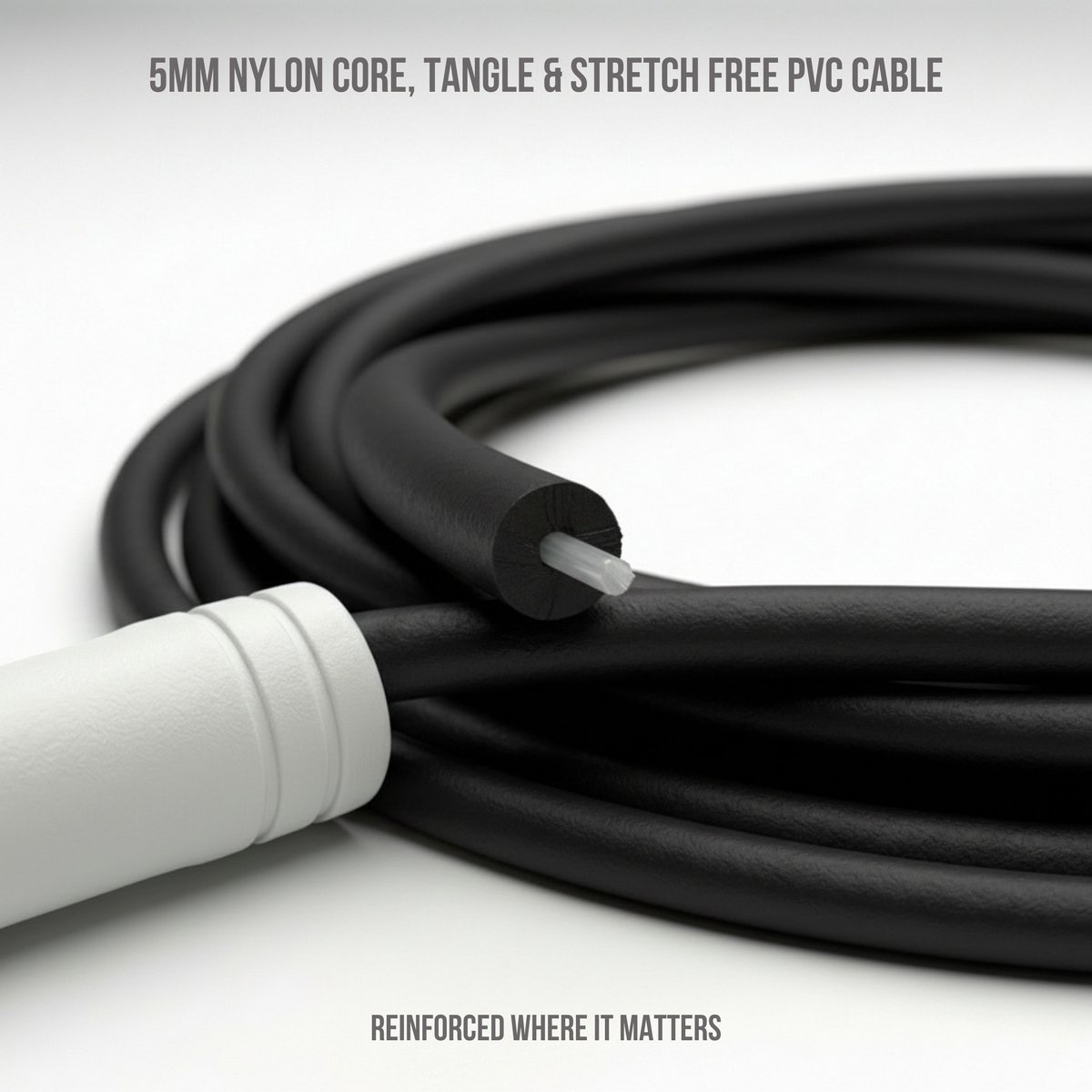 Elevate Rope Professioneel Sport Springtouw - Verstelbare Jump Rope - Touwtje Springen voor Volwassenen en kinderen - Speed rope - Conditie & Kracht - Binnen & Buiten Skipping Rope - Fitness Springtouwen (14 Kleuren) — afbeelding 3