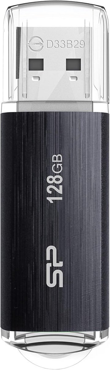 USB Stick 128 GB Zwart - Snelle USB 3.2 Geheugenstick