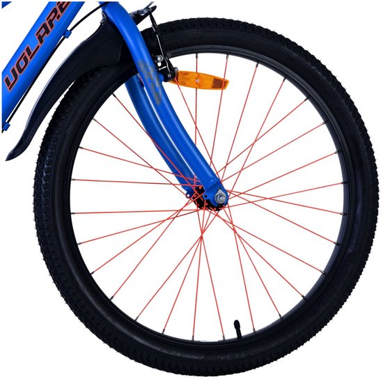Volare Rocky Kinderfiets - 24 inch - Blauw - Shimano Nexus 3 versnellingen van Volare — afbeelding 4